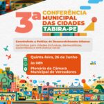 Tabira realiza 3ª Conferência Municipal das Cidades com foco em desenvolvimento urbano sustentável