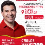 Carlos Veras destaca fortalecimento da militância no terceiro debate do PED-2025 em Serra Talhada