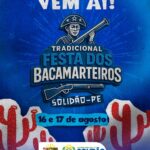 Vem aí a Tradicional Festa dos Bacamarteiros em Solidão nos dias 16 e 17 de agosto