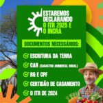 Tabira realiza Mutirão de Declaração do ITR 2025 e INCRA