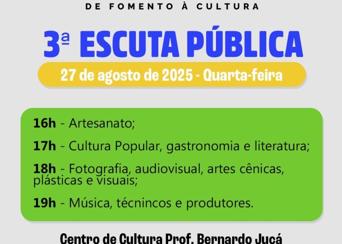São José do Egito realiza 3ª Escuta Pública da PNAB