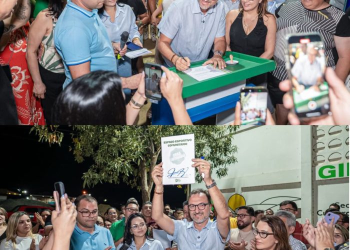 Prefeito Fredson Brito assina ordem de serviço para construção do Centro Esportivo Comunitário em São José do Egito