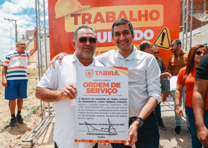 Flávio Marques autoriza nova pavimentação no Bairro João Cordeiro em mais uma edição do “Sextou com Obras”