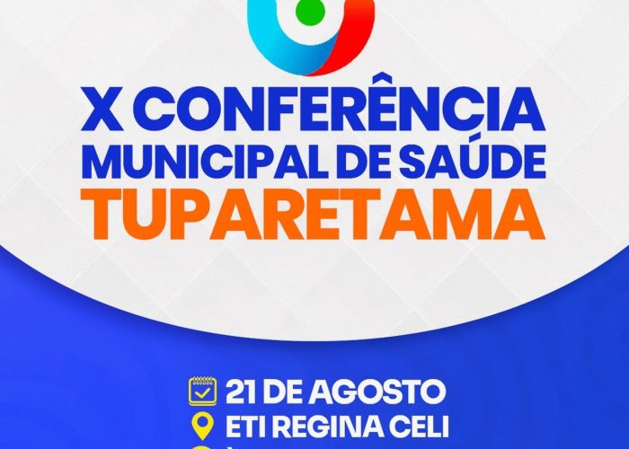Tuparetama realizará a X Conferência Municipal de Saúde no dia 21 de agosto