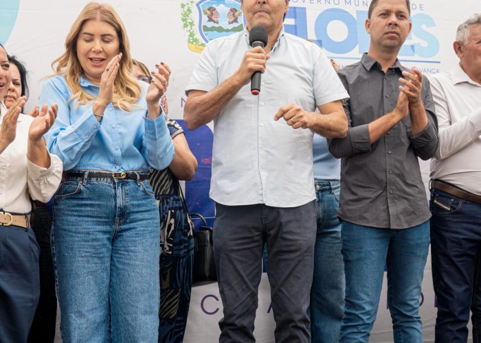 Marconi Santana destaca articulação política e agradece apoio do Governo do Estado em inauguração da Quadra Poliesportiva de São João dos Leites