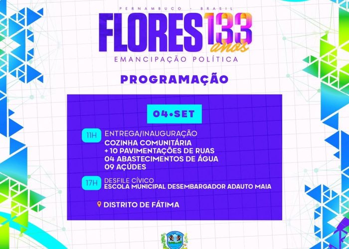 Prefeito Giba inaugura Cozinha Comunitária e entrega obras no Distrito de Fátima