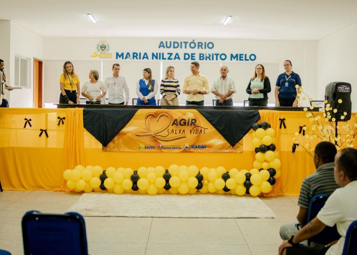 Prefeitura de Solidão realiza ação do Setembro Amarelo com palestras e formações sobre saúde mental