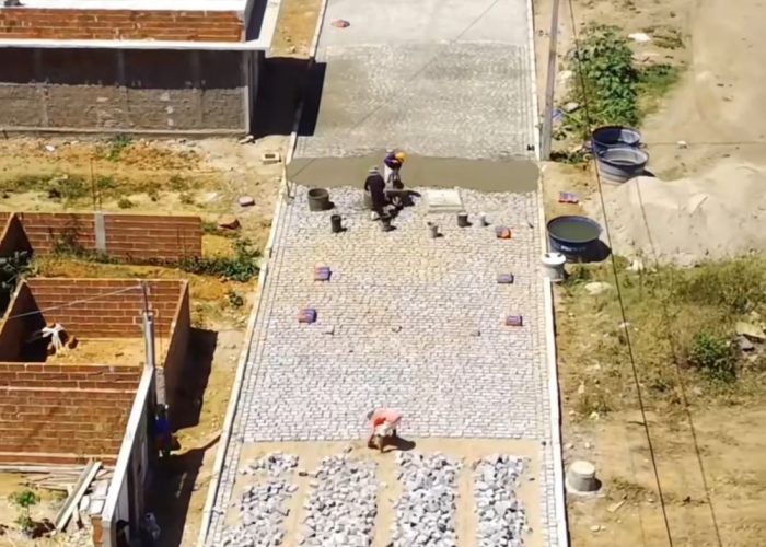 Santa Terezinha avança com pavimentação da Rua Edson Batista dos Santos