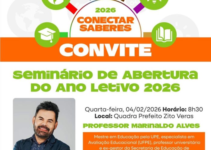 Ingazeira realiza Seminário de Abertura do Ano Letivo 2026 com foco na formação e valorização dos educadores
