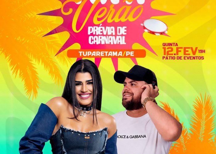 Carnaval das Escolas e Tupã Verão agitam Tuparetama e abrem o carnaval no Pajeú