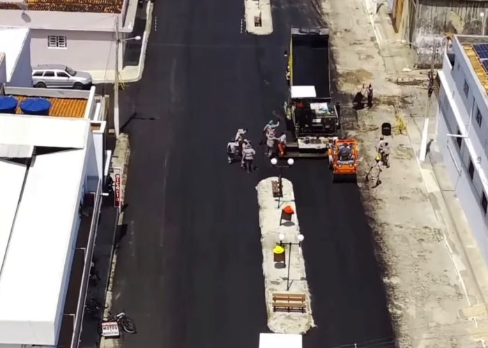 Santa Terezinha avança com asfaltamento de 11 ruas e reforça parceria com o Governo do Estado