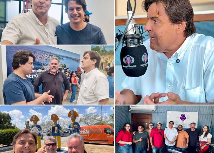 Marconi Santana desembarca em Petrolina, participa de programa de Rádio e consolida apoios em Lagoa Grande