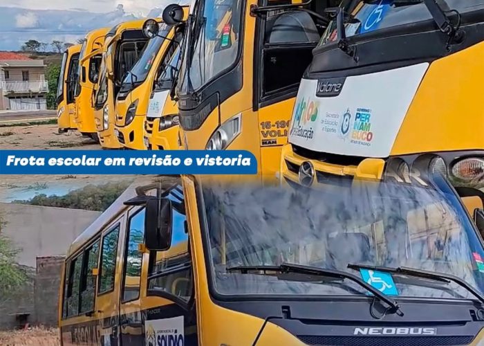 Prefeitura de Solidão inicia revisão e vistoria da frota do transporte escolar
