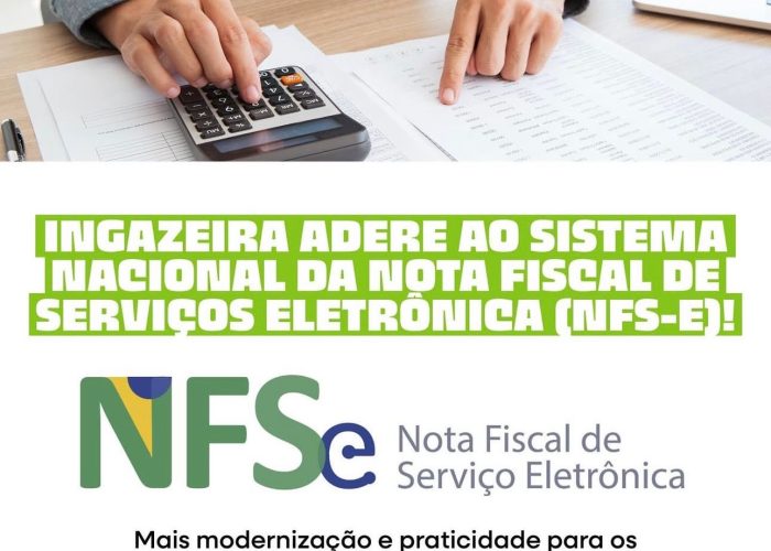 Ingazeira adere ao padrão nacional da Nota Fiscal de Serviços Eletrônica (NFS-e)
